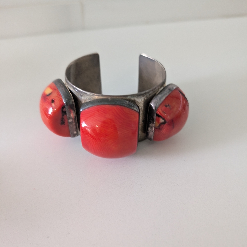 Rebecca Collins coral Bracelet